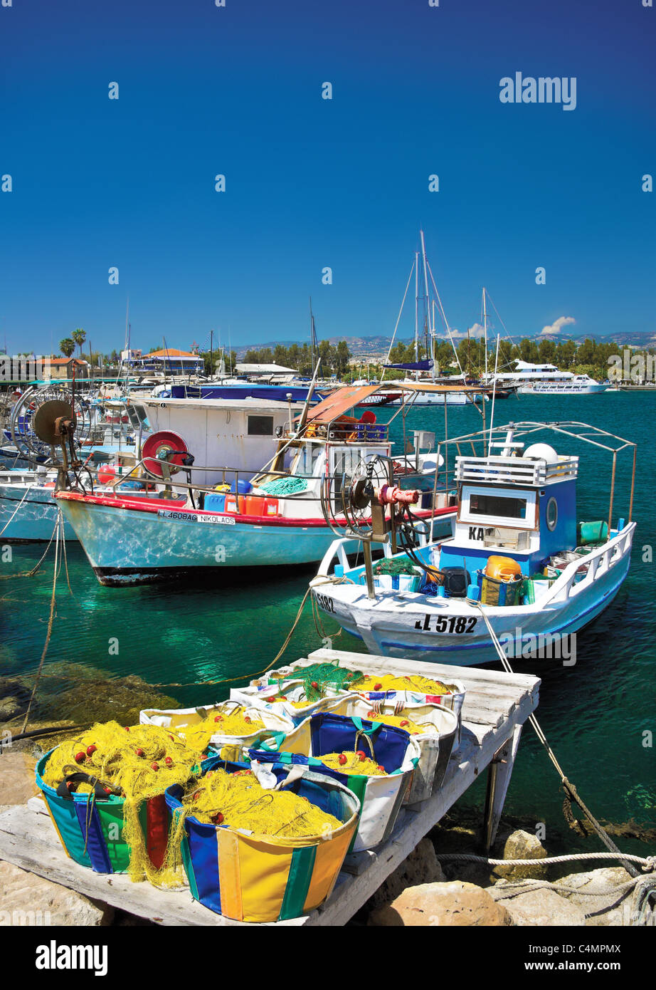 Paphos ,Kato Pafos,porto,Cipro Foto Stock