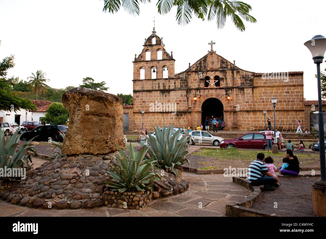 Guane chiesa in Colombia Foto Stock