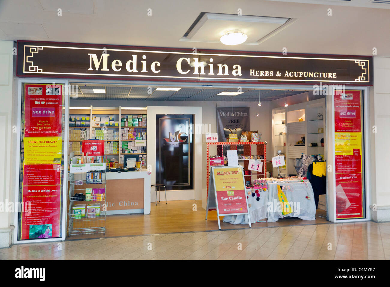 Medic Cina - medicina cinese store nel Regno Unito Foto Stock
