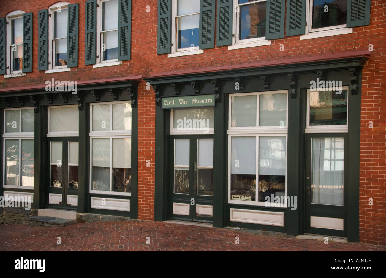Il Museo della Guerra Civile in harpers Ferry, West Virginia Foto Stock