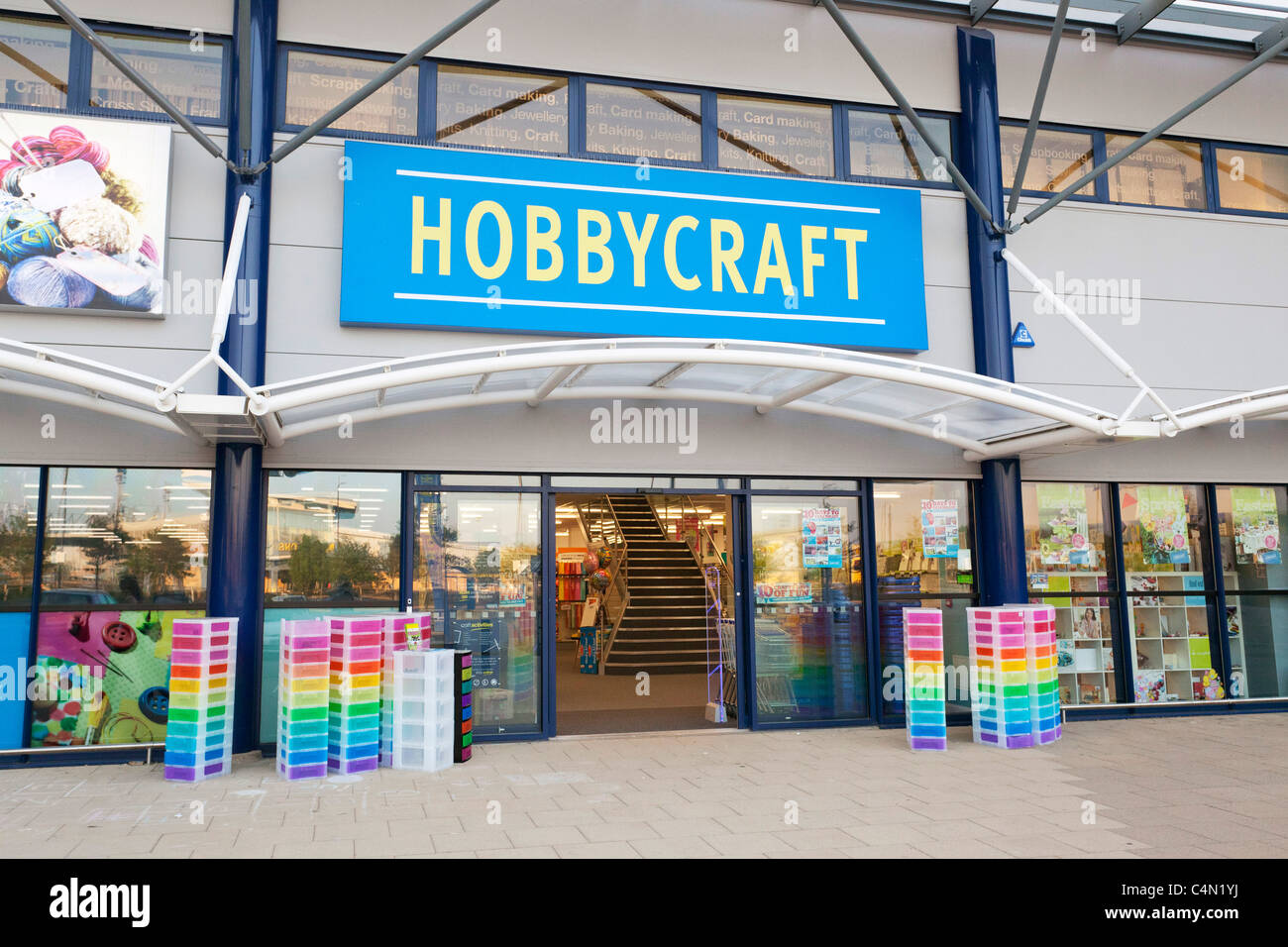 Hobbycraft store nel Regno Unito Foto Stock