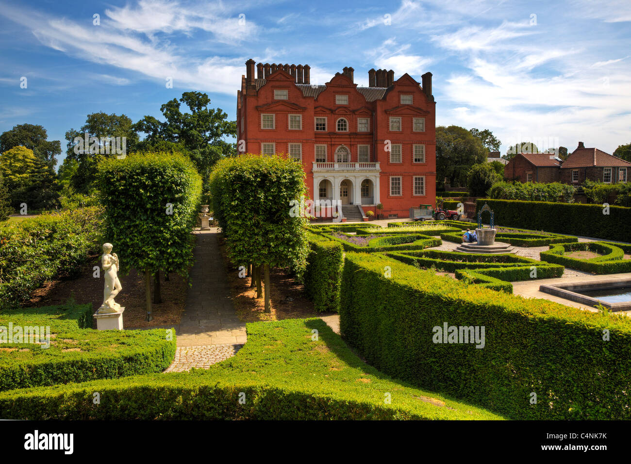 Kew Palace e Royal Botanical Gardens di Kew, Richmond, Surrey, Londra Foto Stock