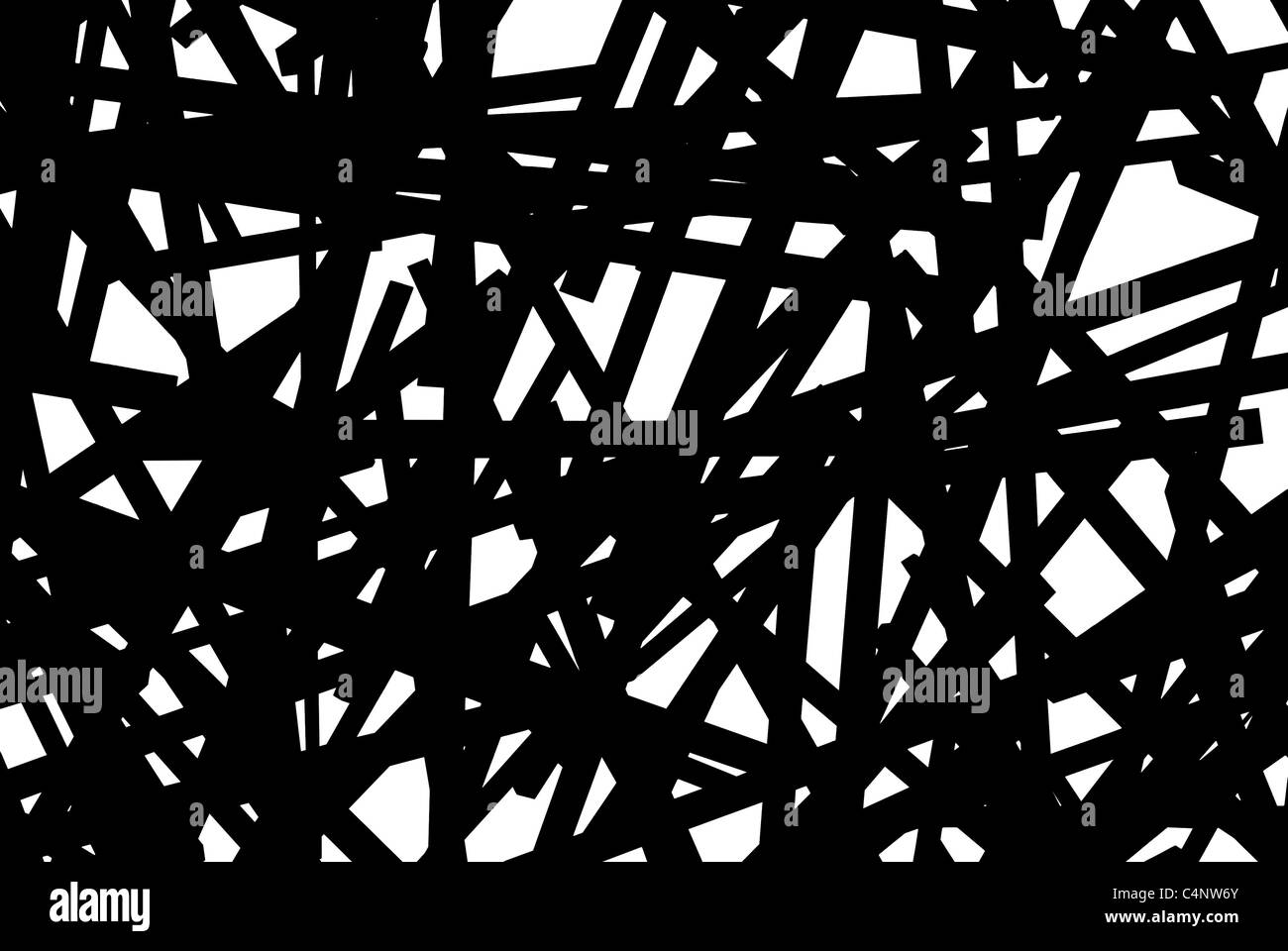 Linea nera della figura come un elemento di design Foto Stock