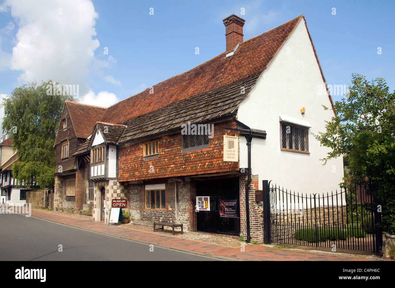 Anne of Cleves House Museum, Lewes, East Sussex, Inghilterra Foto Stock