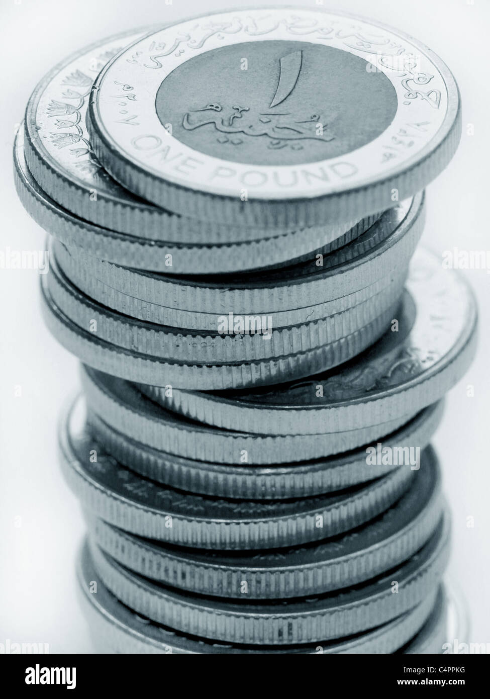 Alcune sterline egiziane preso nel mio studio Foto Stock