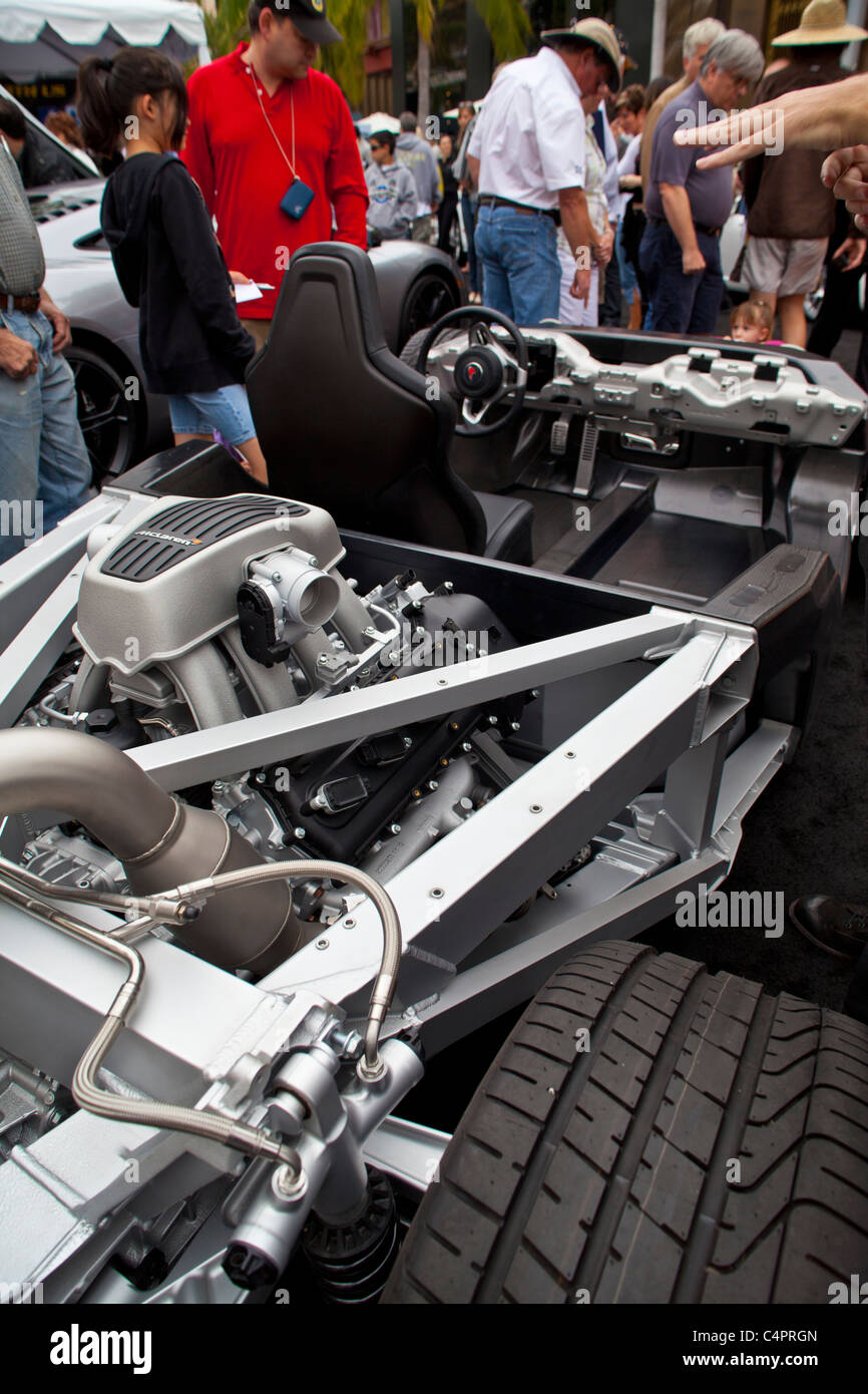 Una McLaren MP4-12c al 2011 Rodeo Drive Concours Foto Stock