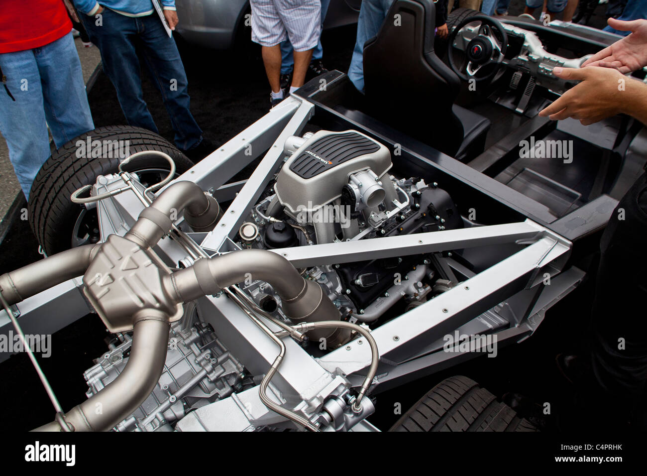 Una McLaren MP4-12c al 2011 Rodeo Drive Concours Foto Stock