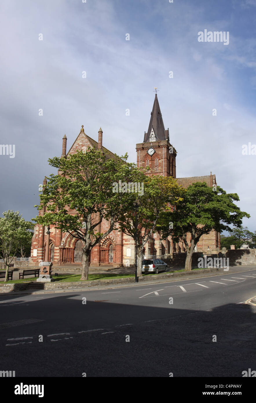 St Magnus Cathedral Kirkwall Isole Orcadi Scozia Maggio 2011 Foto Stock