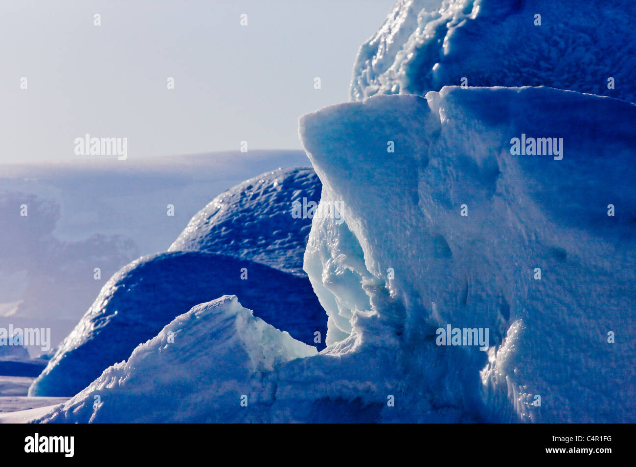 Iceberg, Snow Hill Island, Antartide Foto Stock