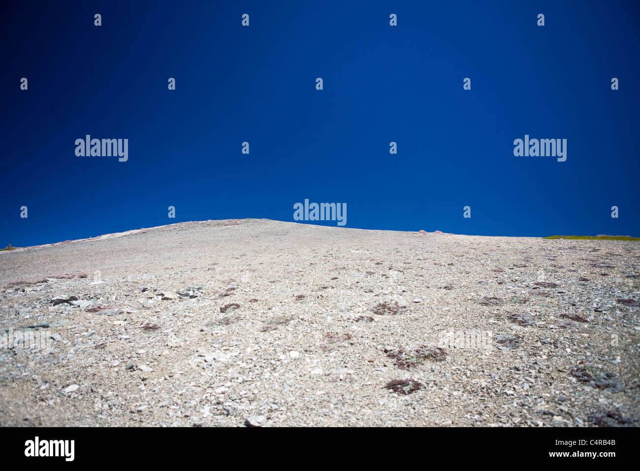 Il Monte Baldy nelle montagne di San Gabriel, California Foto Stock