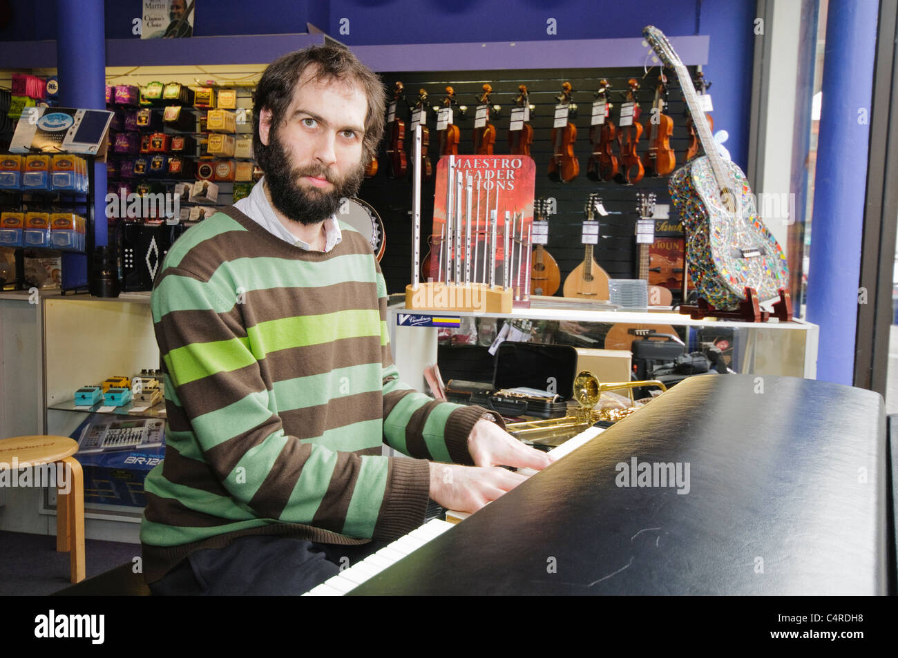 Matthew Bourne, pianista Foto Stock