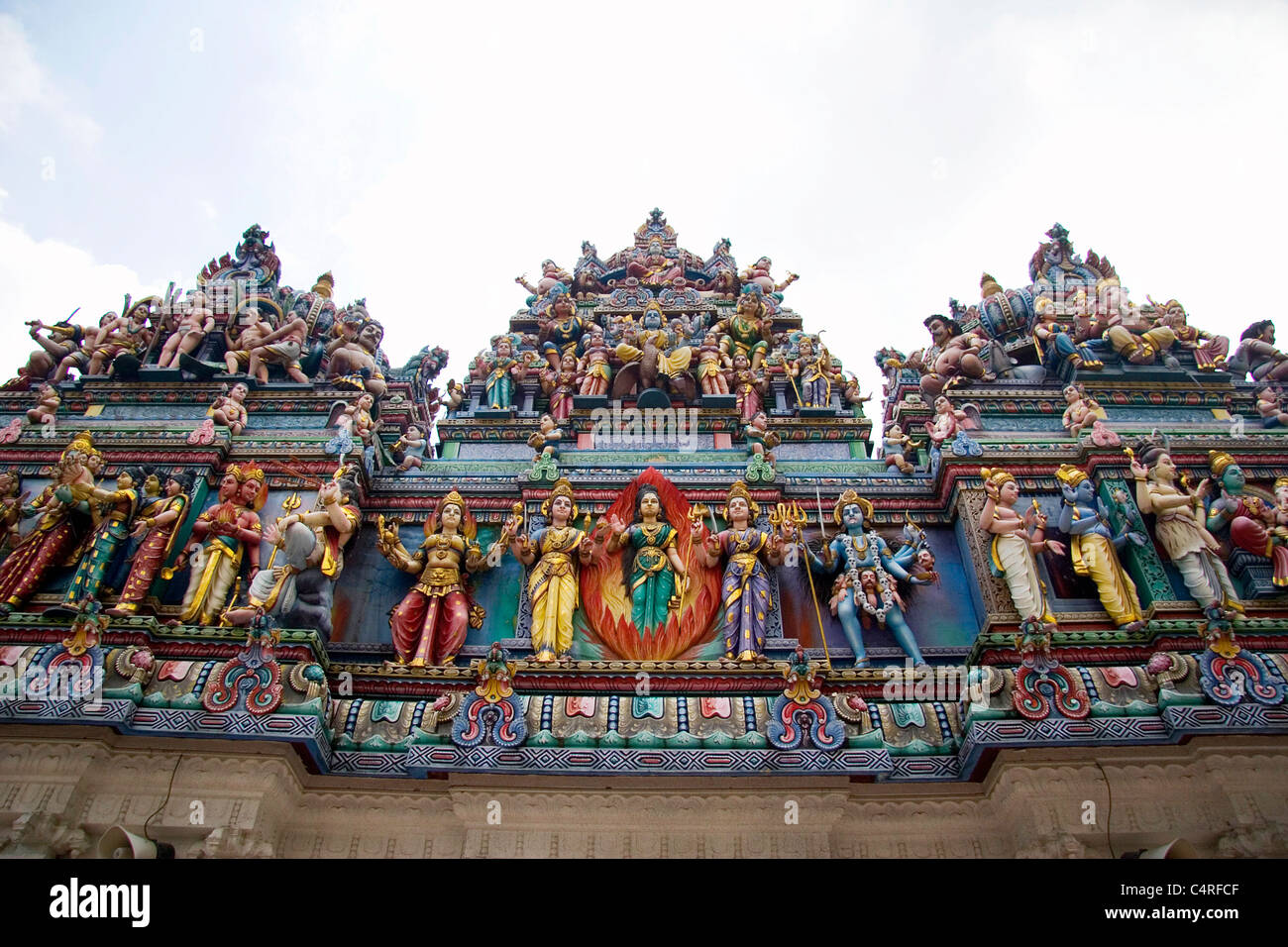 Sri Veeramakaliamman tempio, Singapore Foto Stock