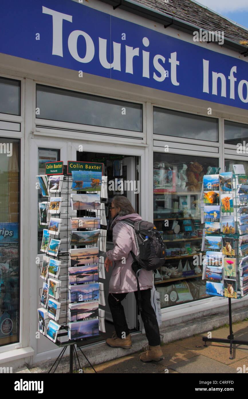 Centro informazioni turistiche a Kyle of Lochalsh, Scozia Foto Stock