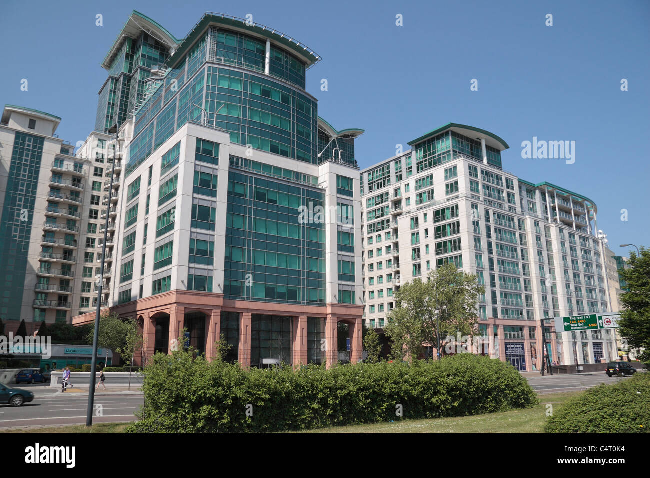 St Georges Wharf, Vauxhall, London, SW8, Inghilterra. Foto Stock