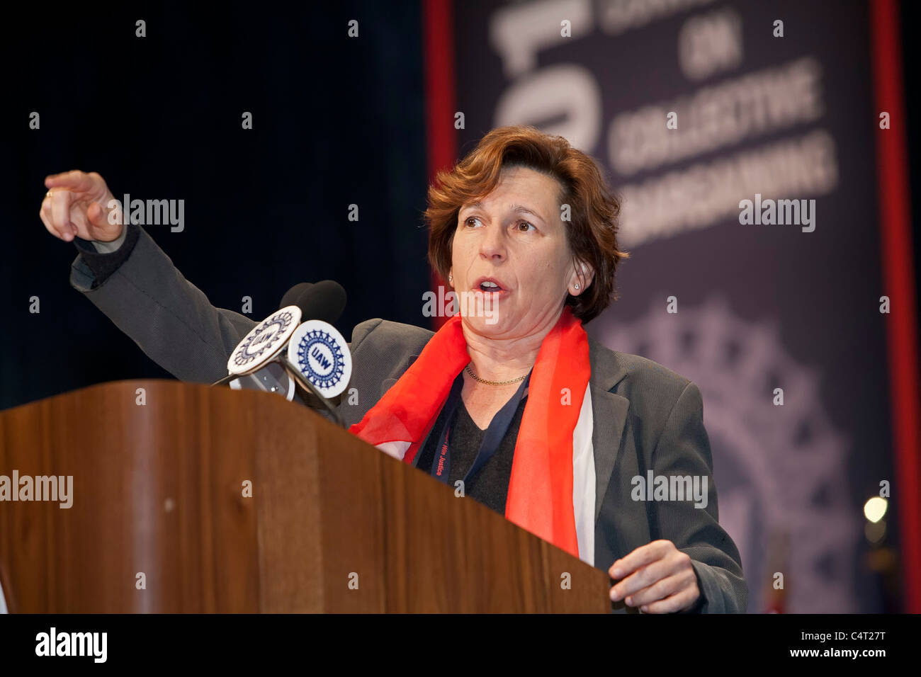 Dopo Presidente Randi Weingarten Foto Stock