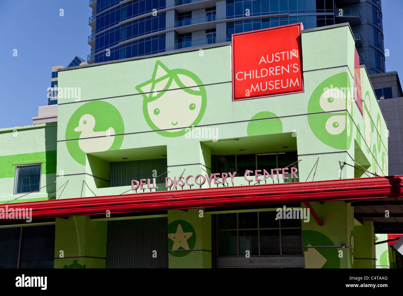 Del Museo dei Bambini di Austin - Dell Discovery Center - Austin, Texas Foto Stock