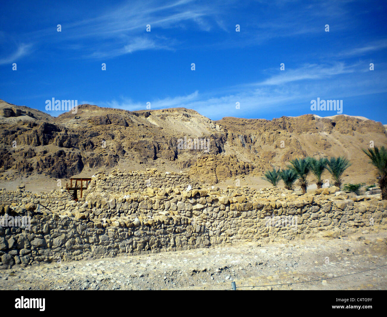Israele viste della città e zone desertiche Foto Stock