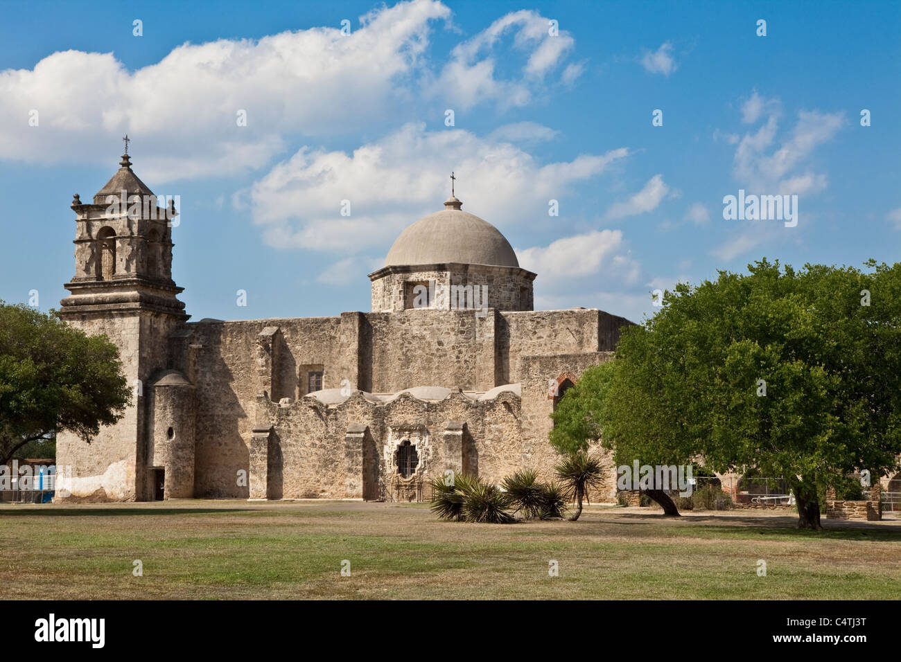 San Jose missione. San Antonio, Texas, Stati Uniti d'America Foto Stock