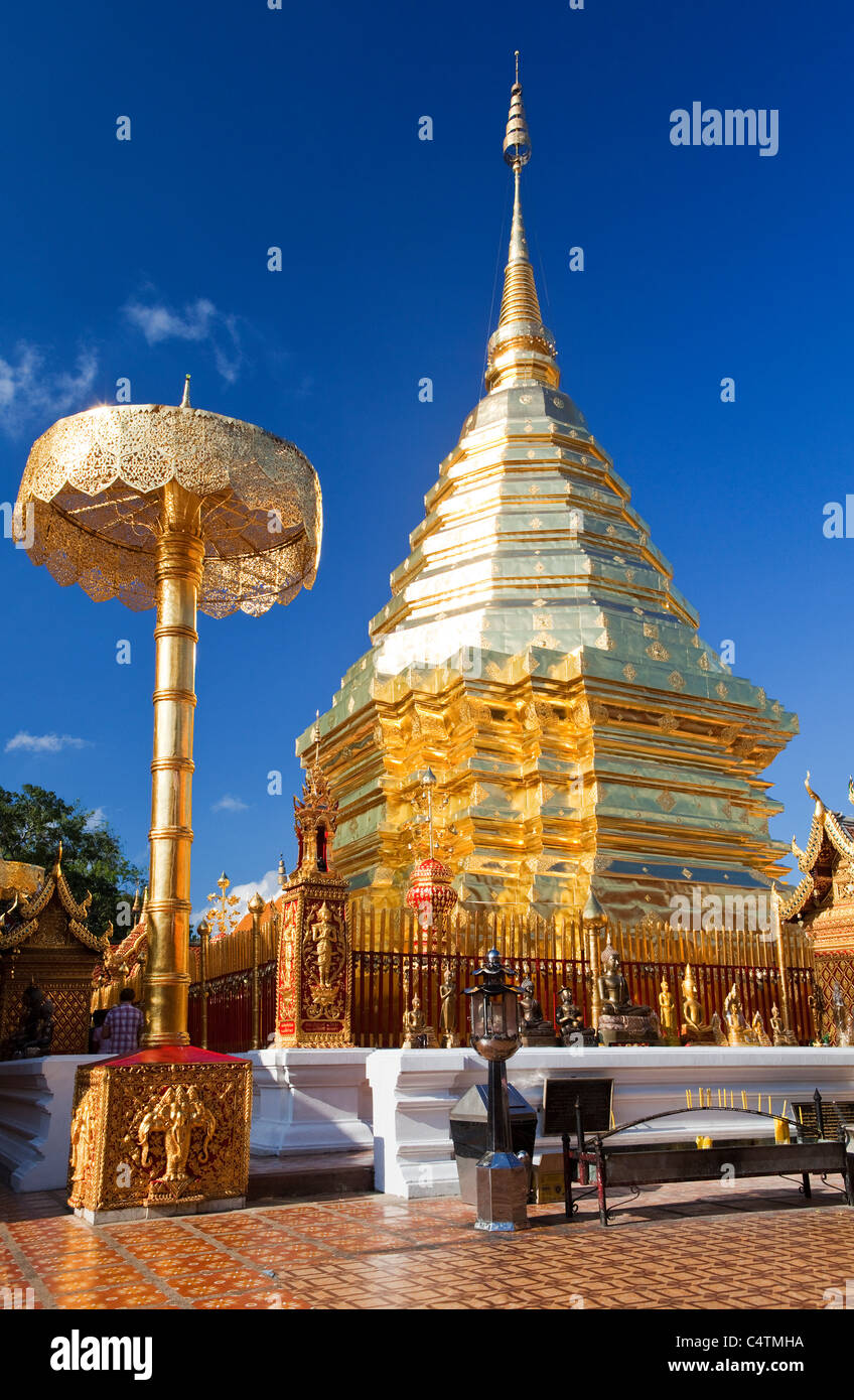 Wat Doi Suthep, Chiang Mai, Thailandia Foto Stock