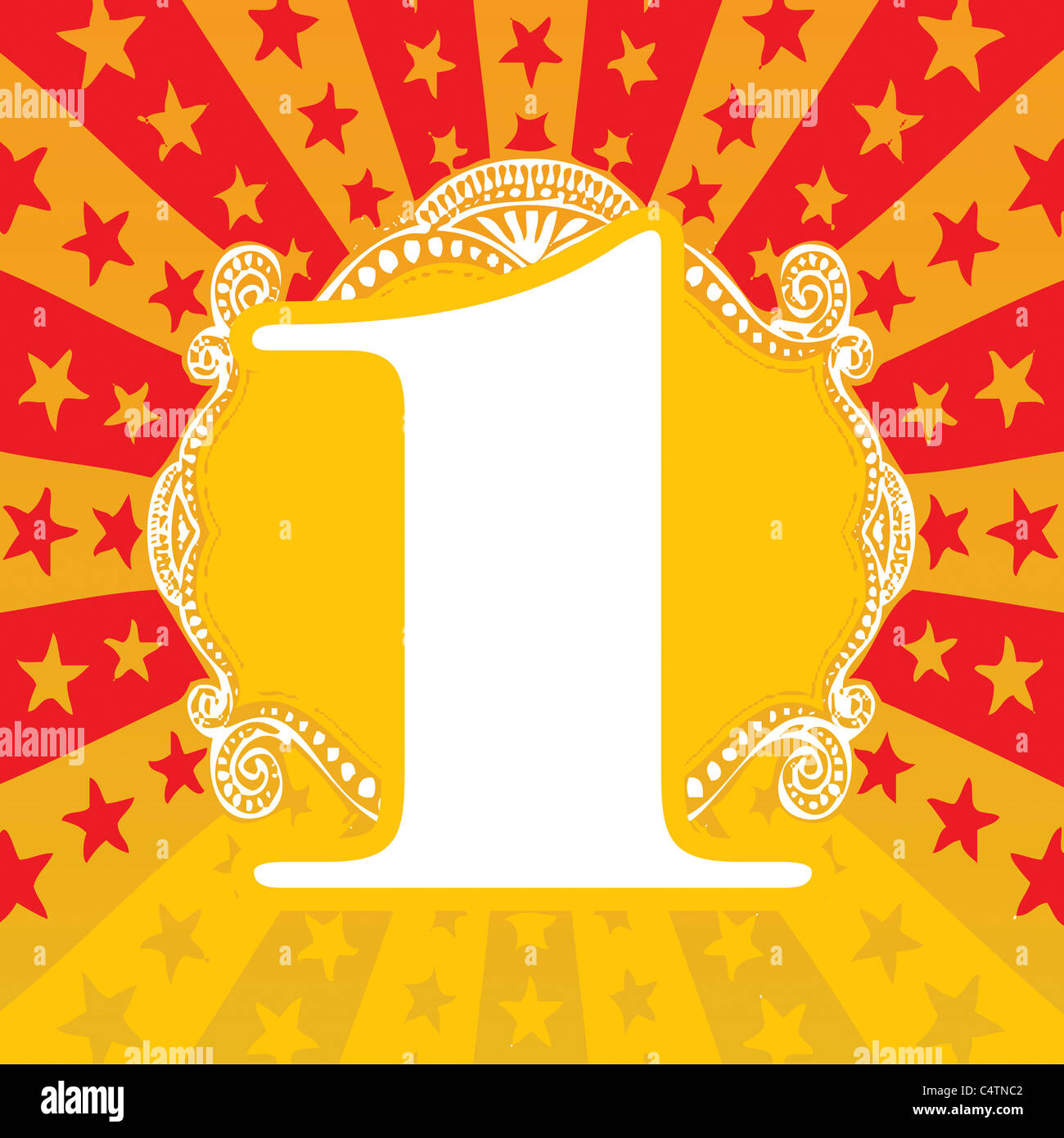 Numero 1 Foto Stock