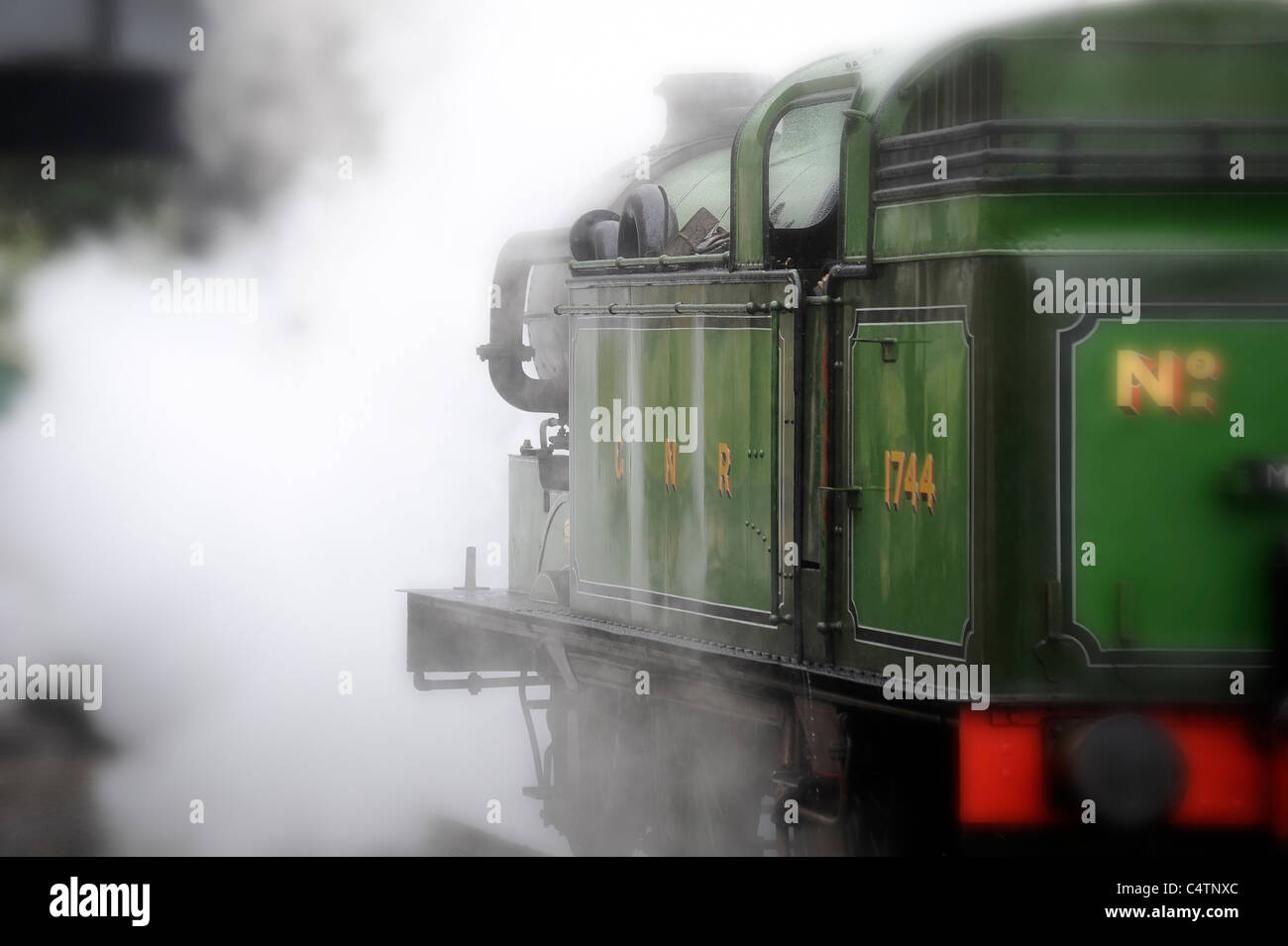 Ex Gresley GNR classe N2 0-6-2T serbatoio del motore 1744, costruito a nord locomotiva britannico lavora nel 1921. Ex BR numero 69523. Foto Stock