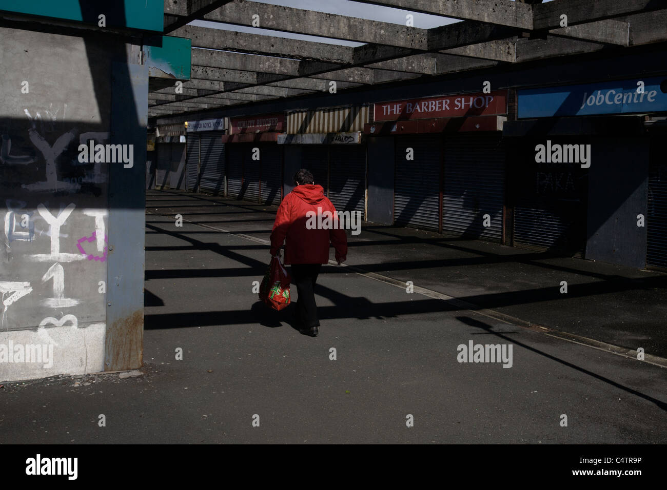 Hillington shopping centre Scozia Scotland Foto Stock