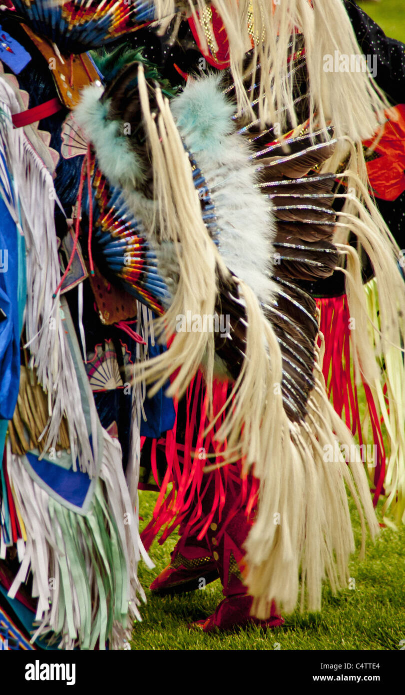 AMERICAN INDIAN POW WOW Foto Stock
