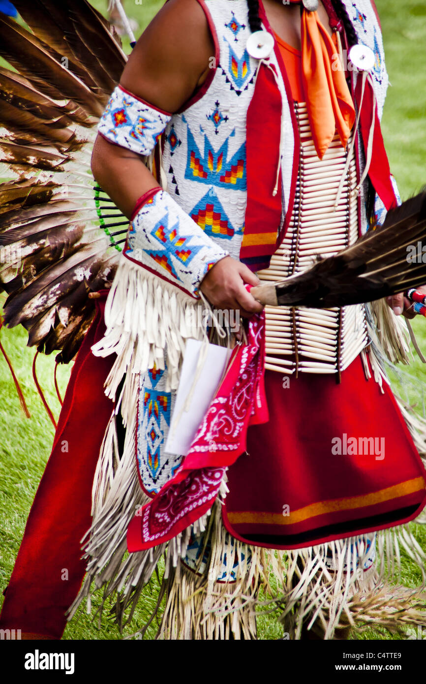 AMERICAN INDIAN POW WOW Foto Stock