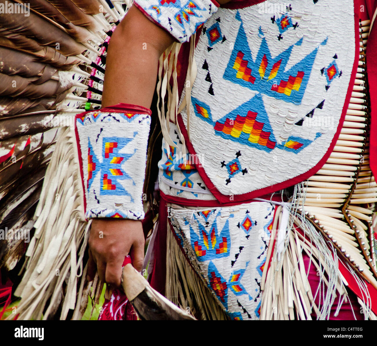 AMERICAN INDIAN POW WOW Foto Stock