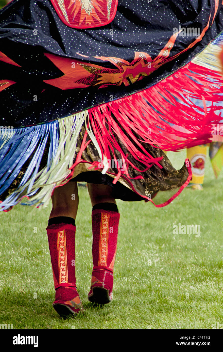 AMERICAN INDIAN POW WOW Foto Stock