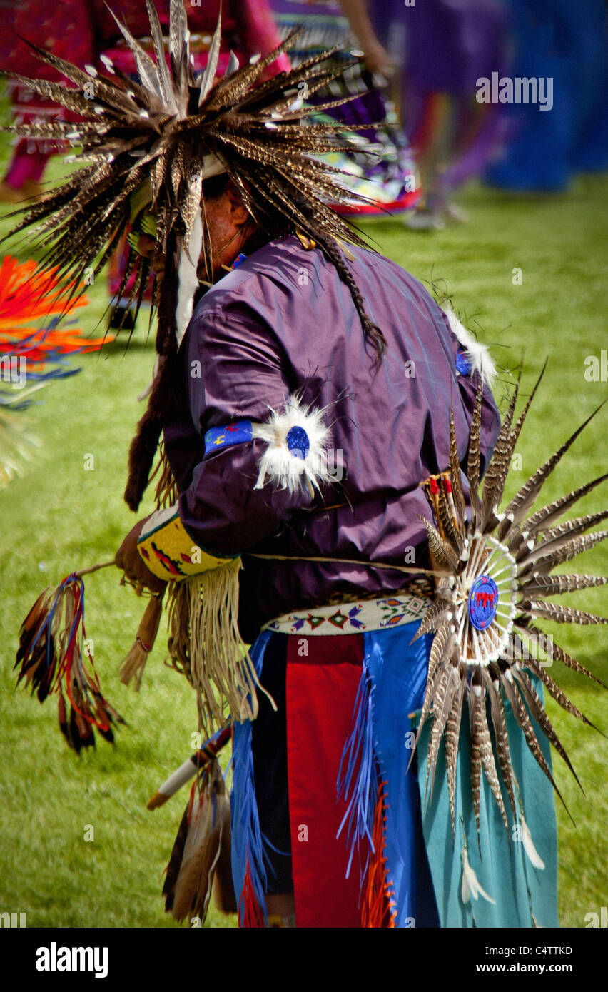 AMERICAN INDIAN POW WOW Foto Stock