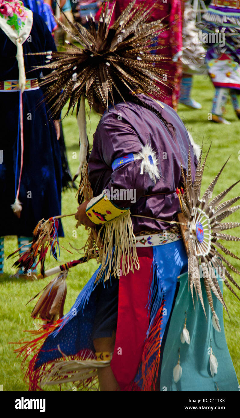 AMERICAN INDIAN POW WOW Foto Stock