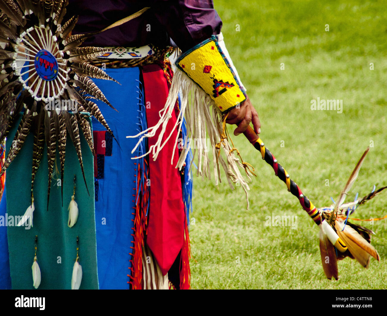 AMERICAN INDIAN POW WOW Foto Stock