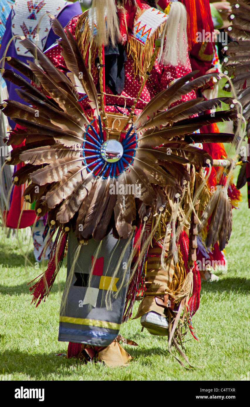 AMERICAN INDIAN POW WOW Foto Stock