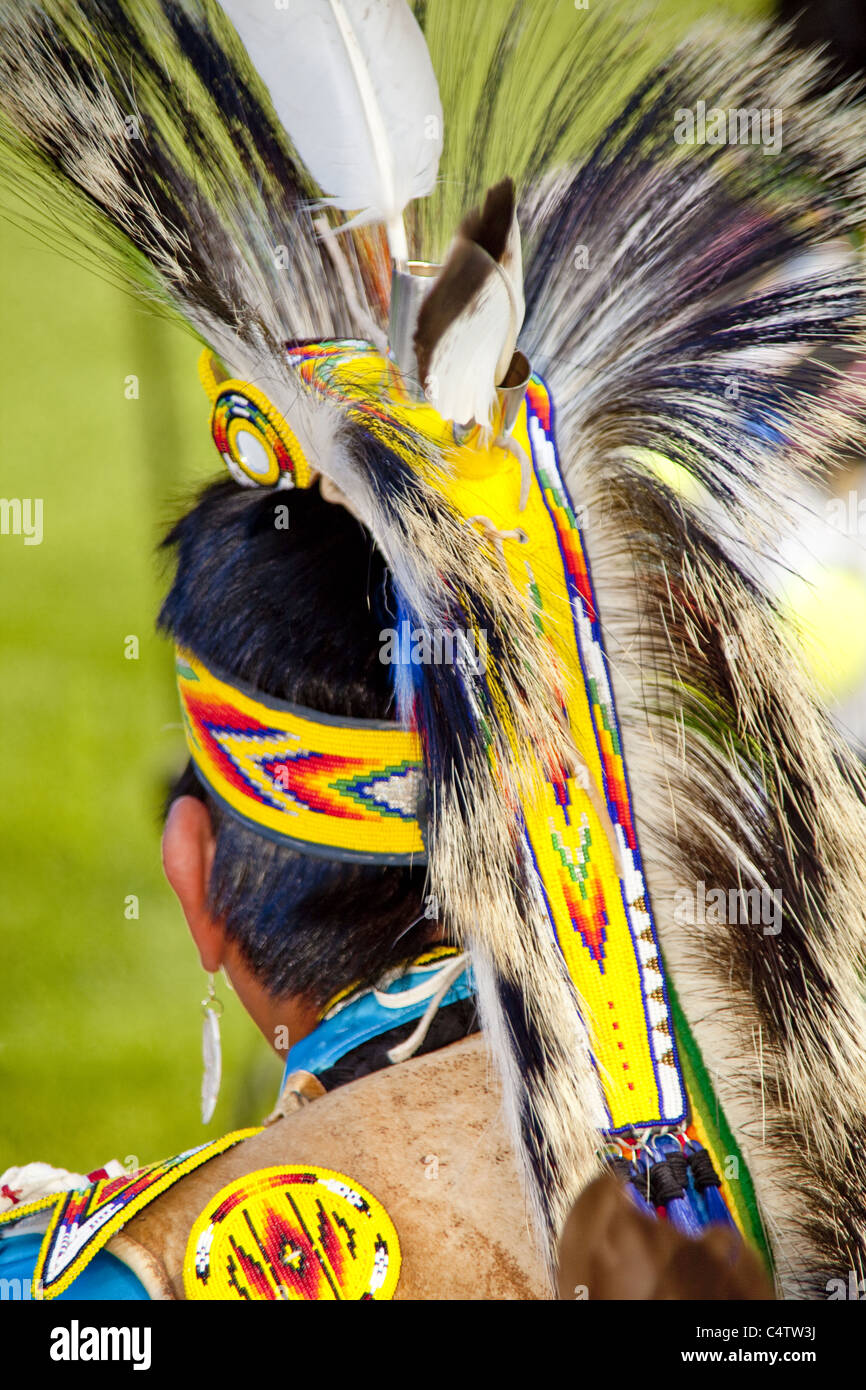 AMERICAN INDIAN POW WOW Foto Stock