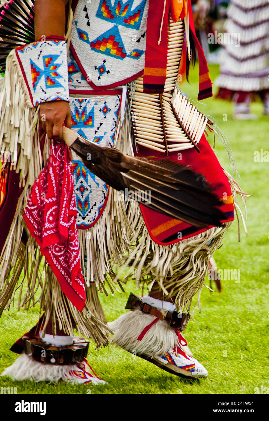 AMERICAN INDIAN POW WOW Foto Stock
