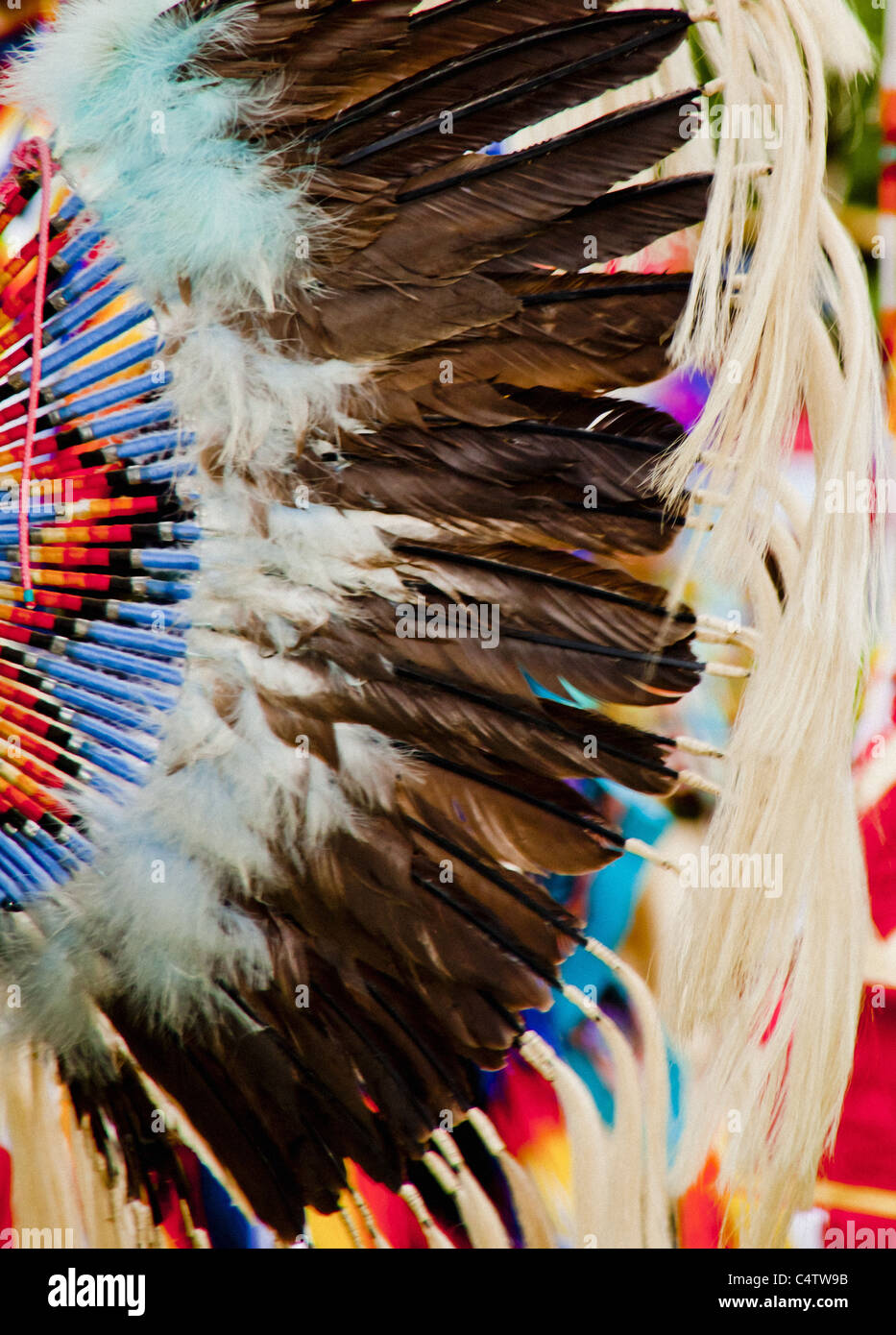 AMERICAN INDIAN POW WOW Foto Stock