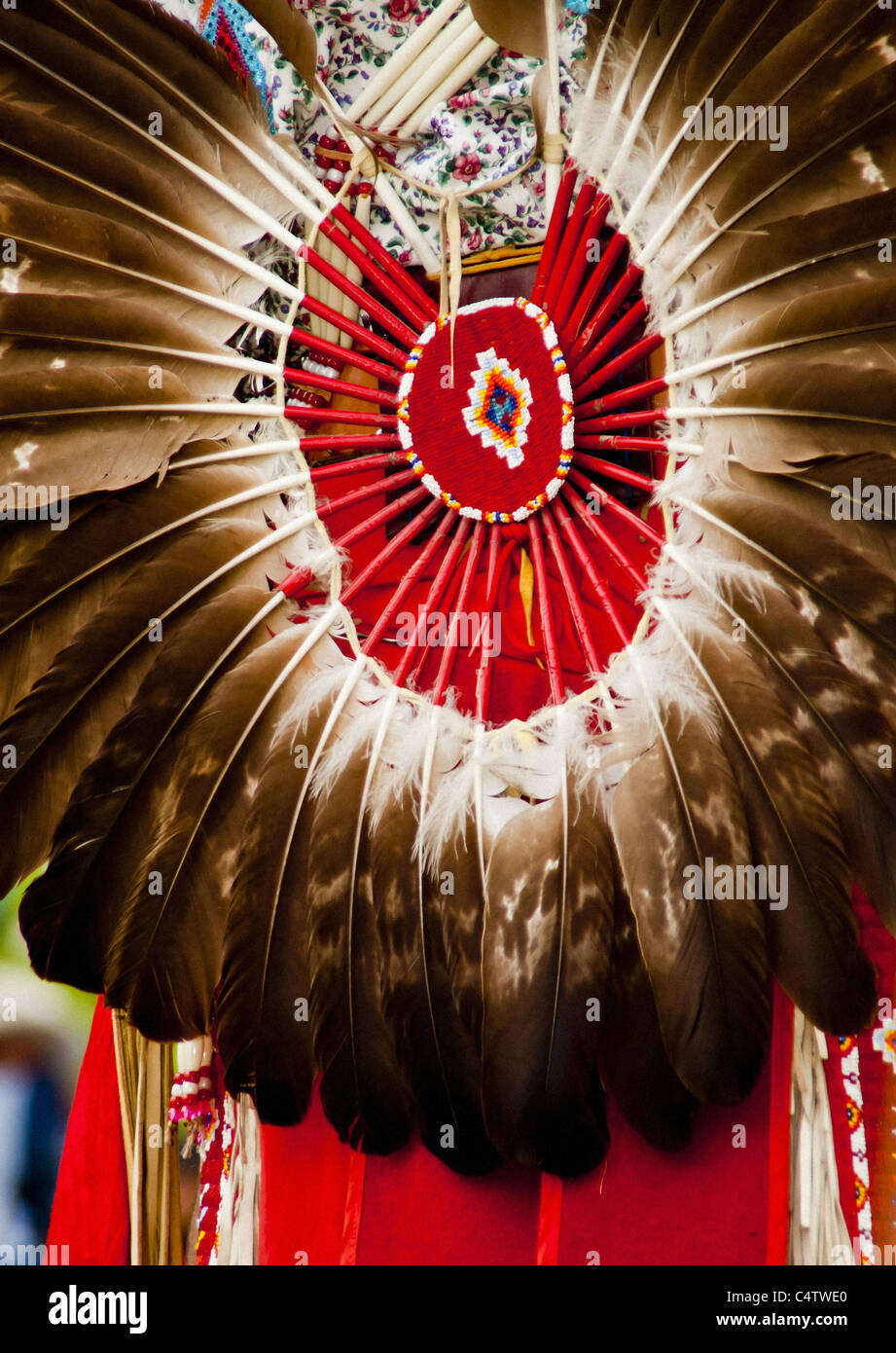 AMERICAN INDIAN POW WOW Foto Stock