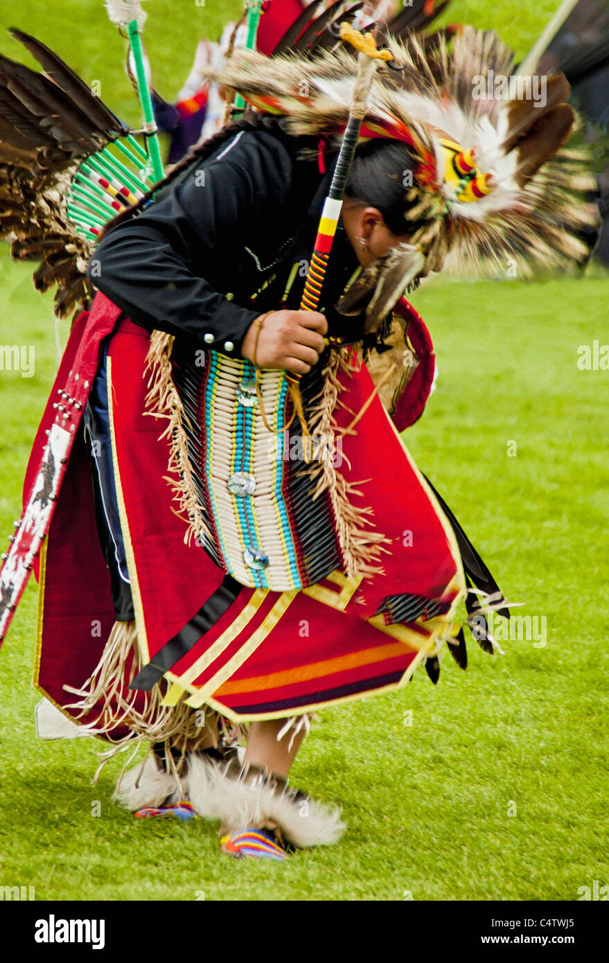 AMERICAN INDIAN POW WOW Foto Stock
