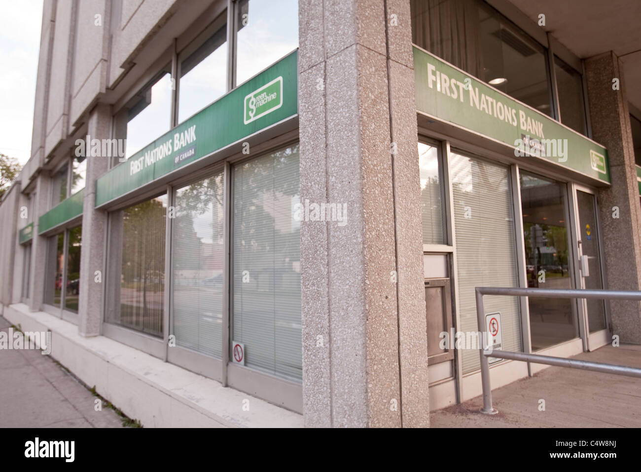 Una delle prime nazioni Banca del Canada il ramo è raffigurato in Winnipeg Foto Stock