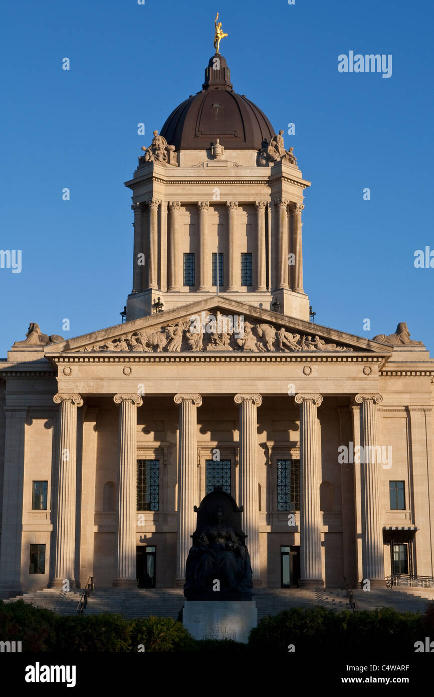 Il Manitoba Legislative Building Foto Stock