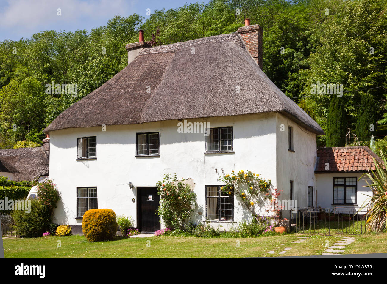Cottage di campagna, Milton Abbas, Dorset, England, Regno Unito Foto Stock