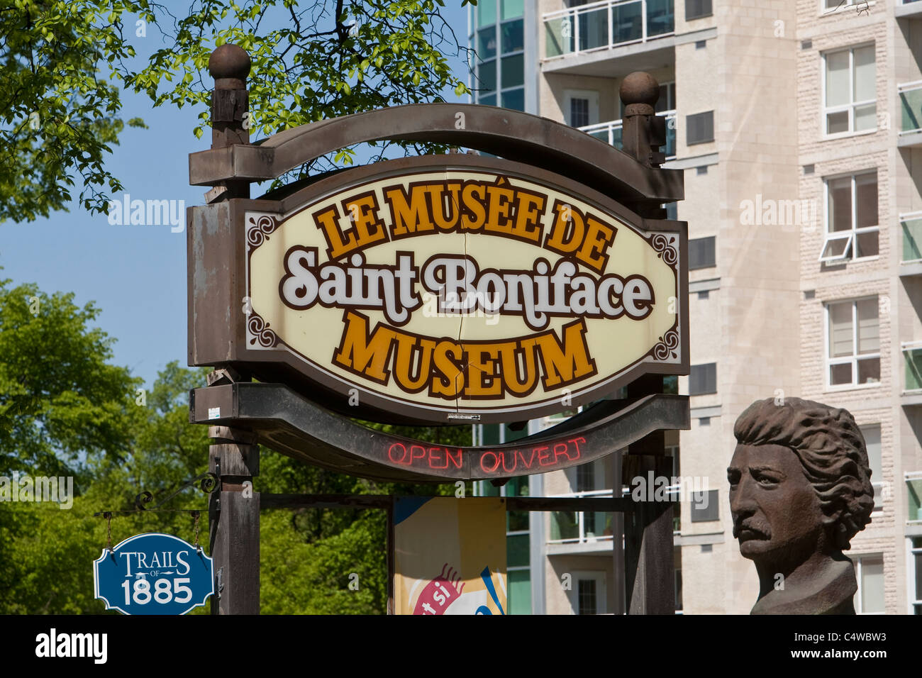 Le Musee de Saint Bonniface Museum è raffigurato in Winnipeg Foto Stock