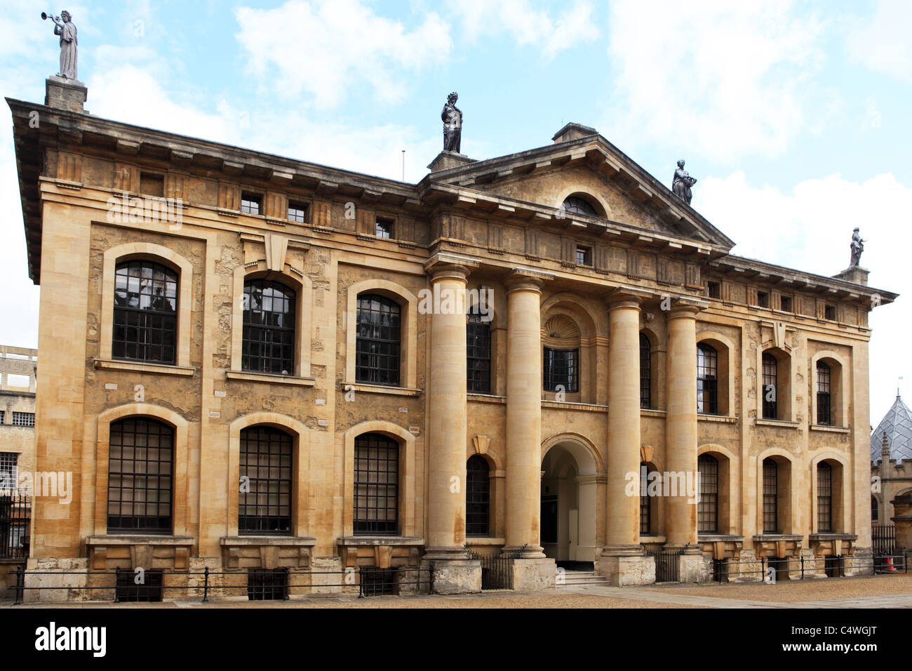 The Clarendon Building a Oxford, Inghilterra. Foto Stock