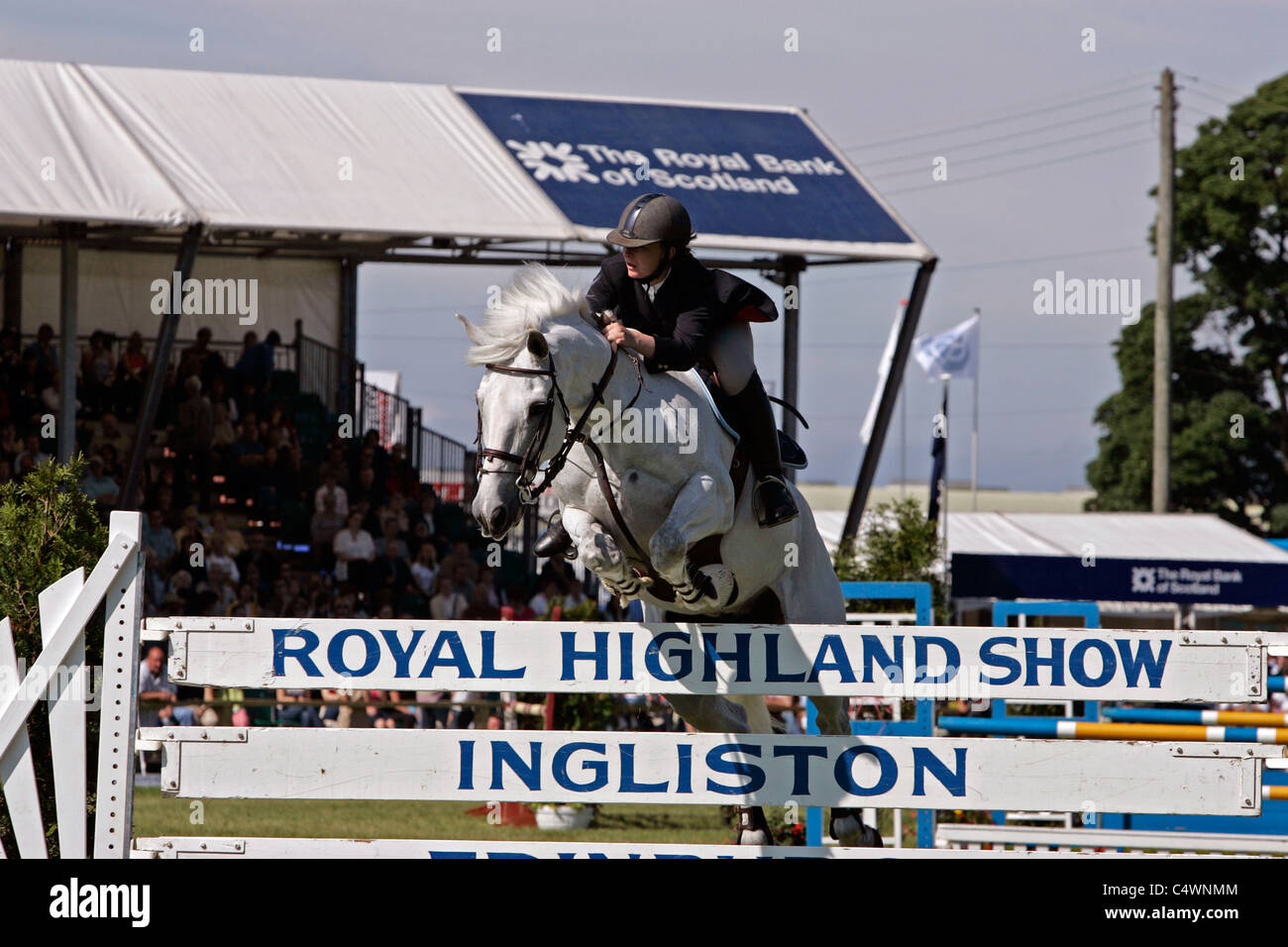 Show Jumping al Royal Highland Show, Ingliston, Edimburgo Foto Stock
