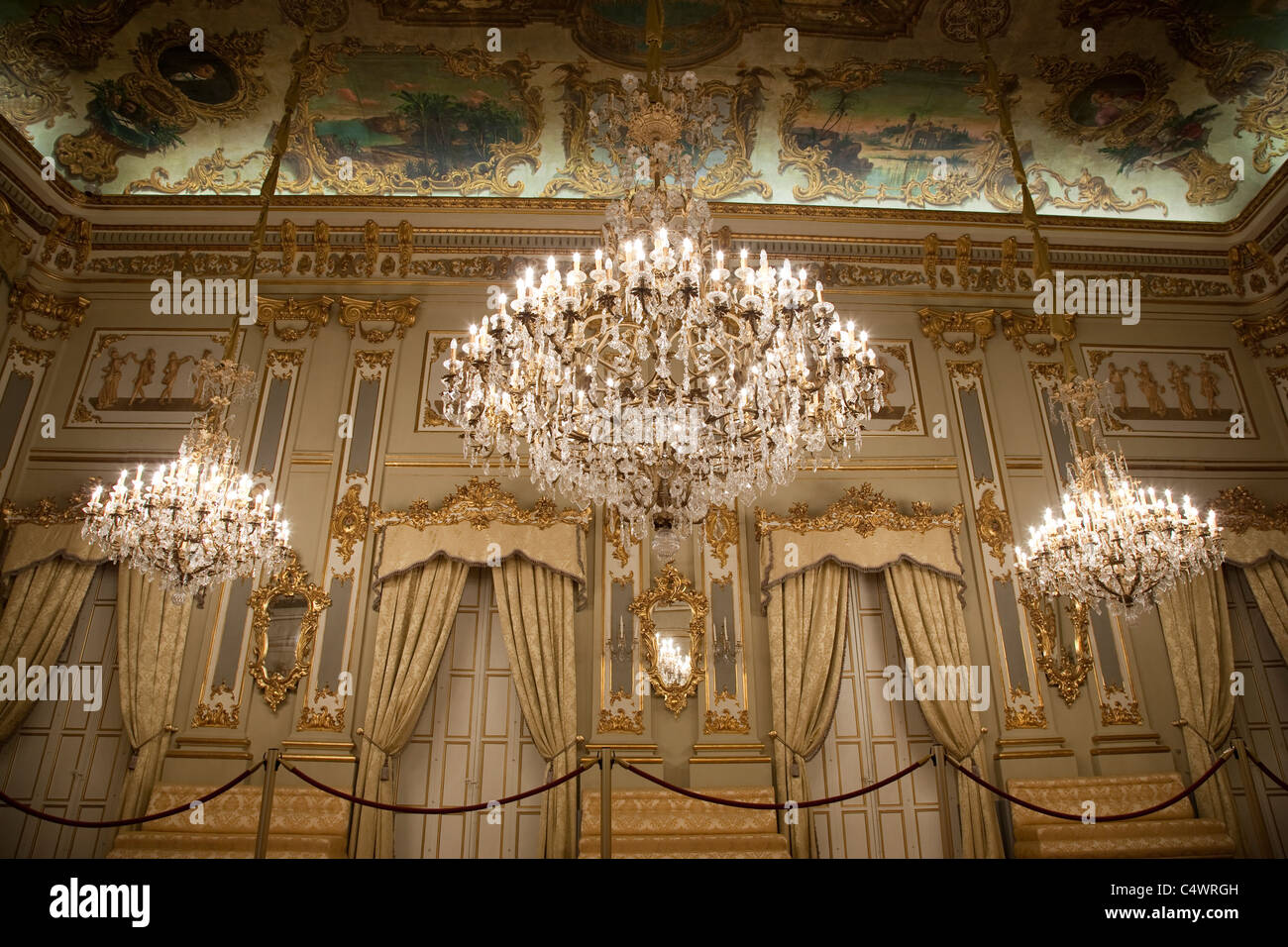 Sala da Ballo del Royal Casino di Murcia, Spagna Foto Stock