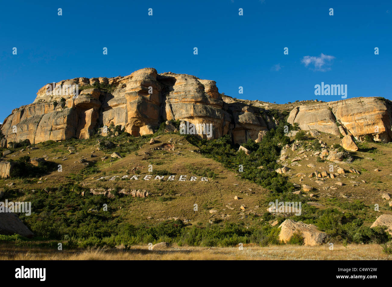 Retief Klip o Kerkenberg, stato libero, Sud Africa Foto Stock