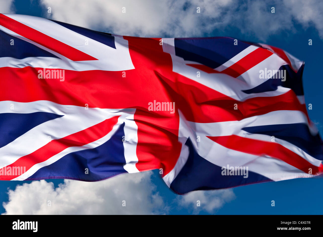 "Union Jack' - la bandiera europea Foto Stock
