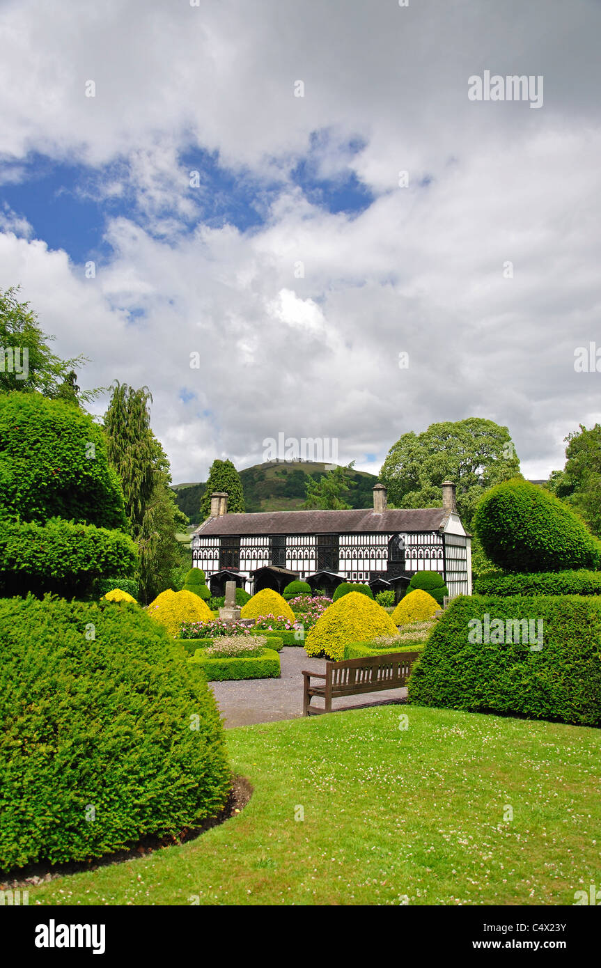 Plas Newydd (ex Casa del "Signore di Llangollen'), Llangollen, Denbighshire (Sir Ddinbych), Wales, Regno Unito Foto Stock