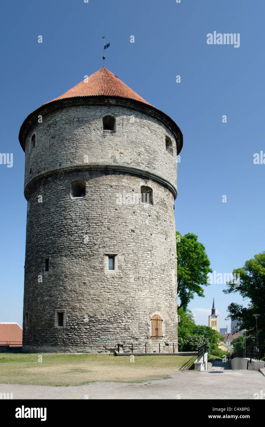 Torretta cannone Kiek in de Kök a Tallinn Estonia Europa Foto Stock